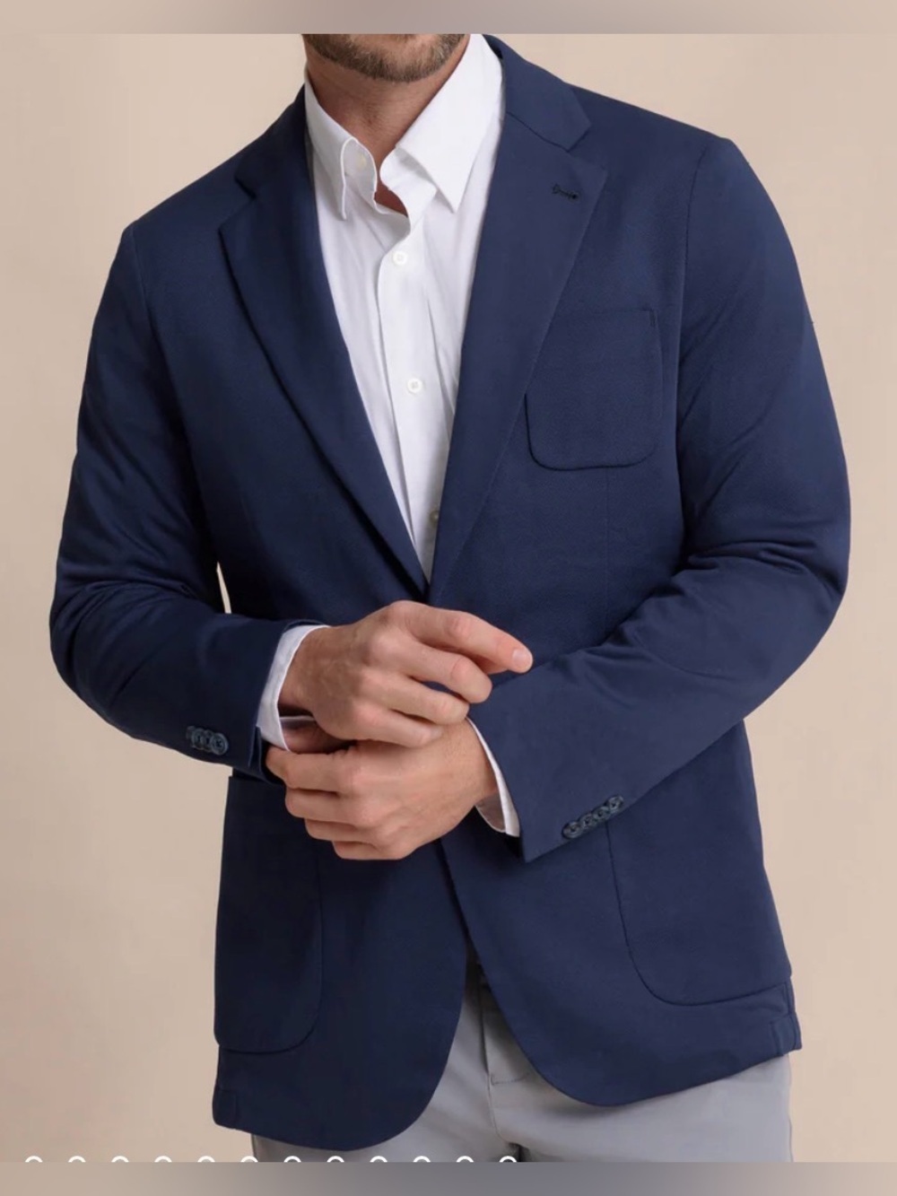 Southern Tide Navy Blue Charleston Blazer